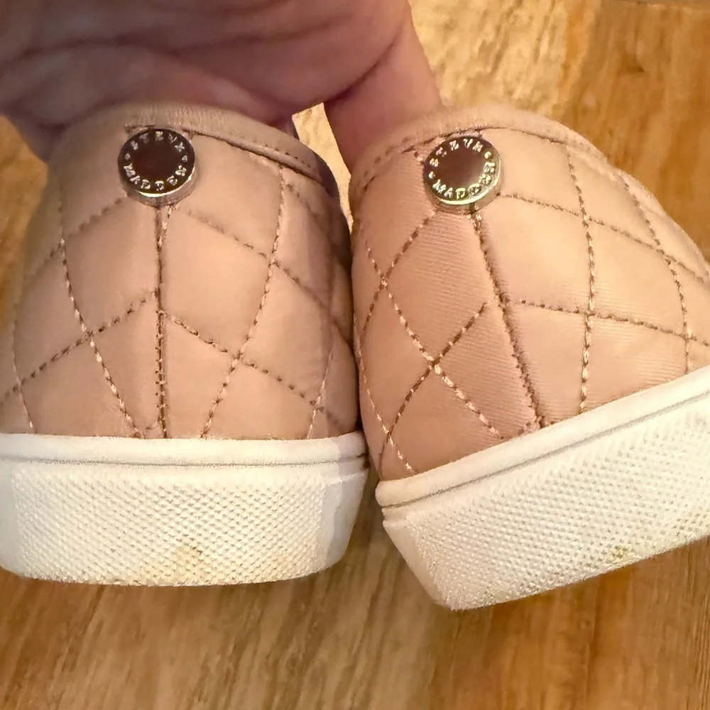 Steve Madden Pink Quilted Flats